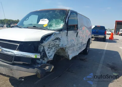 2012 Chevrolet Express 2500 Work Van из США, поврежденный, VIN 1GCWGFCA7C1100382